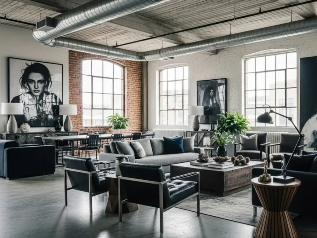busy bees interior decorating industrial loft