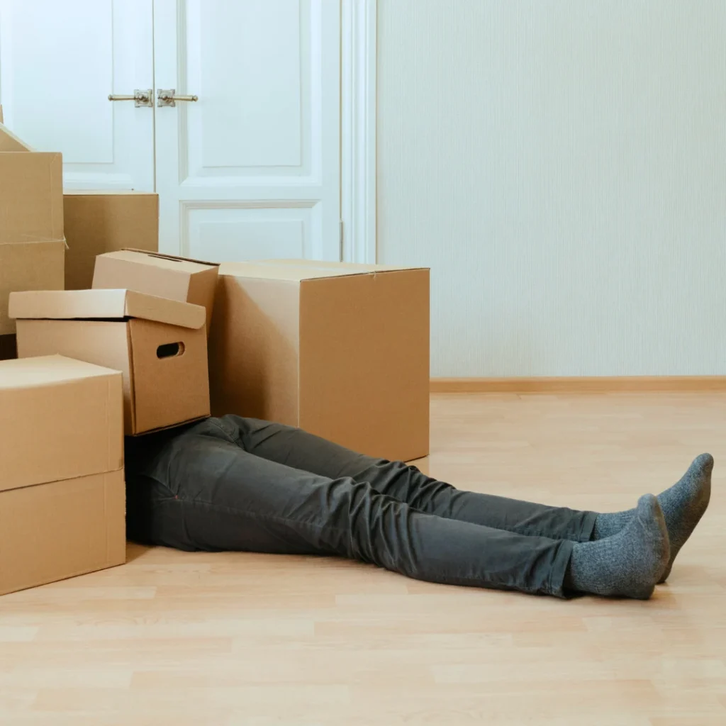 packing services for moving concept