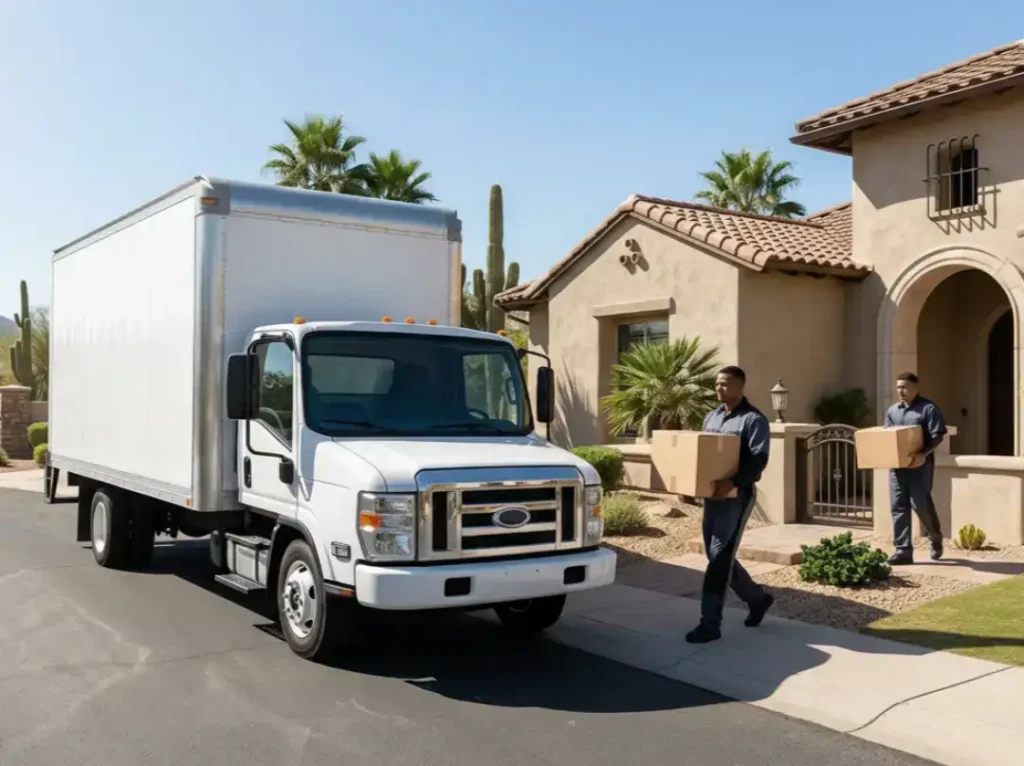 scottsdale arizona estate cleanout movers truck