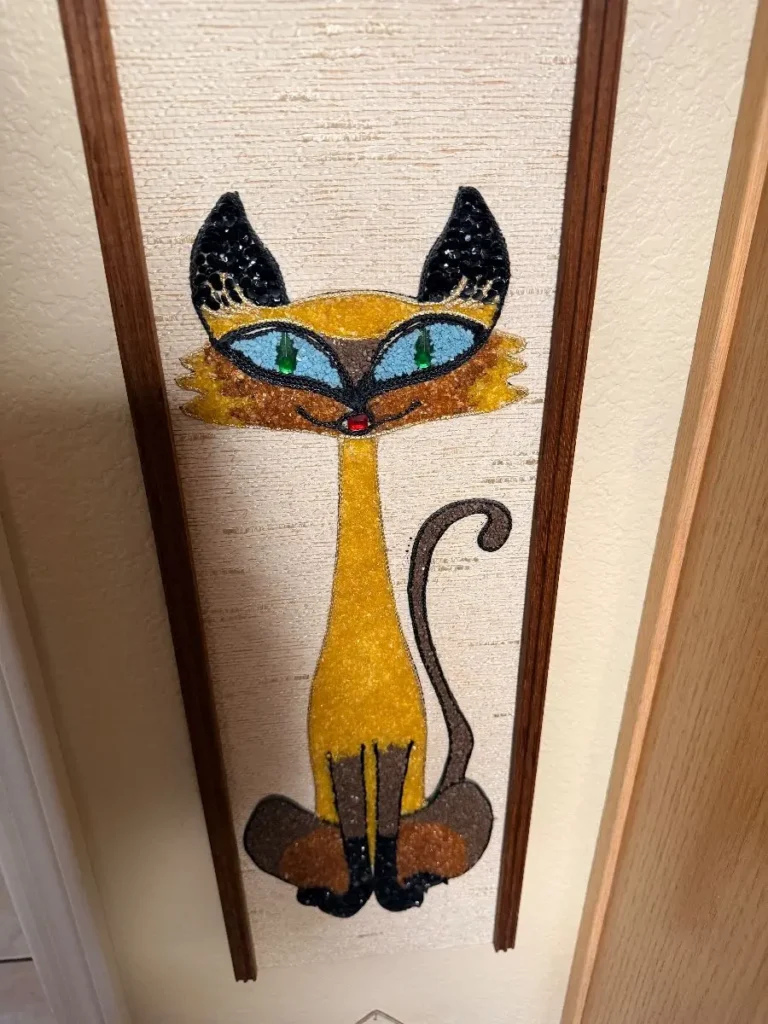 Cool MCM cat picture -- estate sale in Mesa, AZ